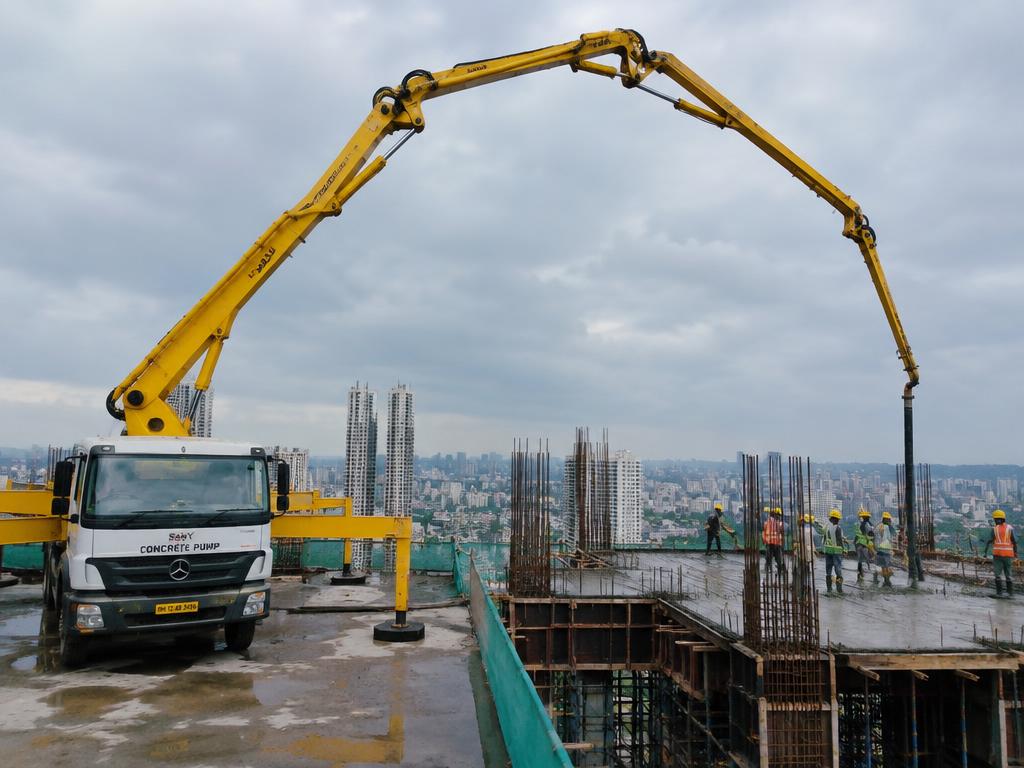 Truck Mounted Boom Pump