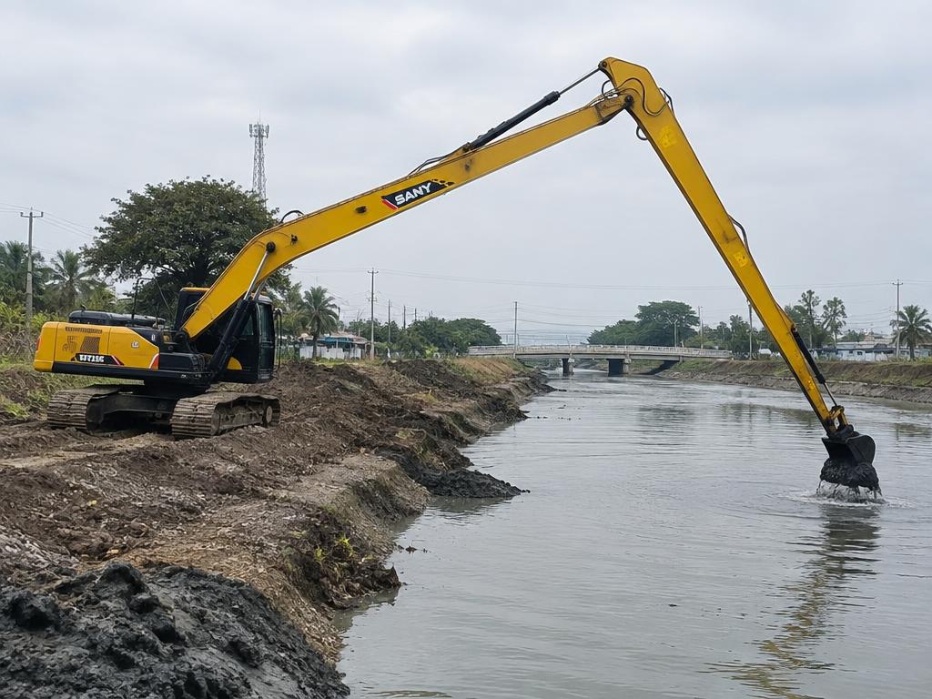 Long Boom Excavator
